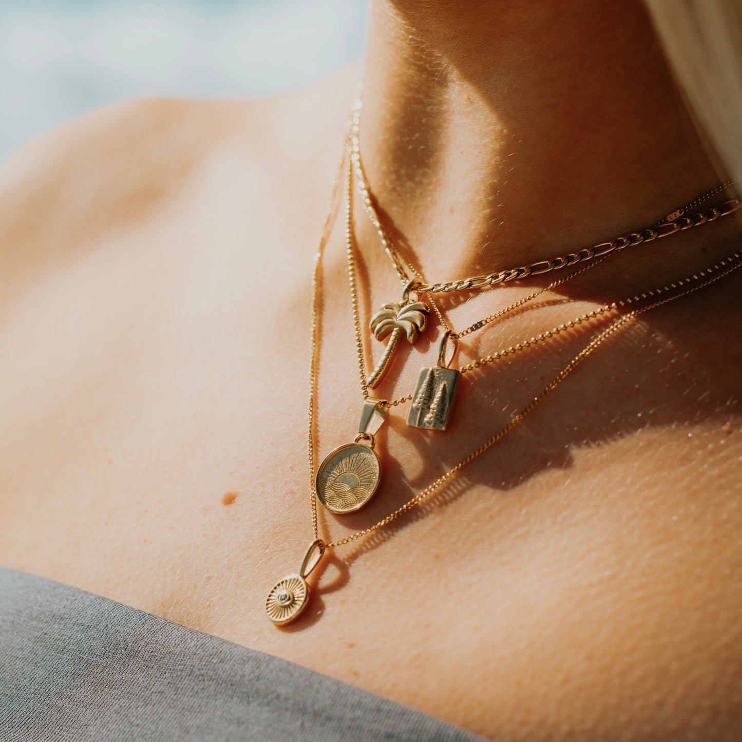“Rooted Strength” — I Am Strong Necklace (Gold)